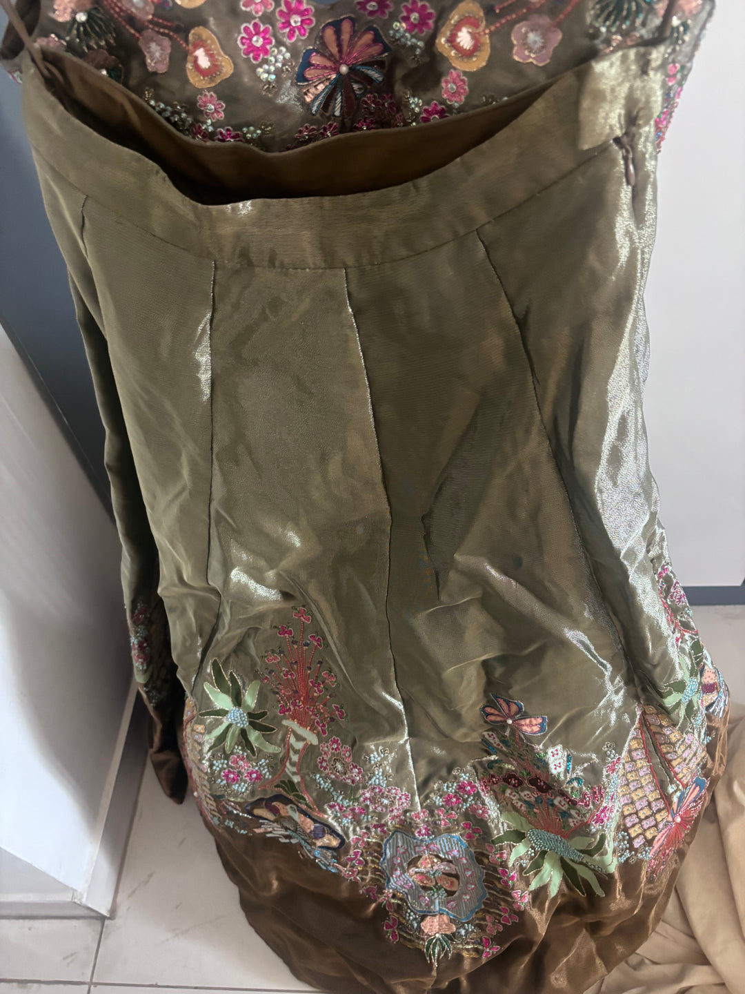 Aisha Rao Green Lehenga Set