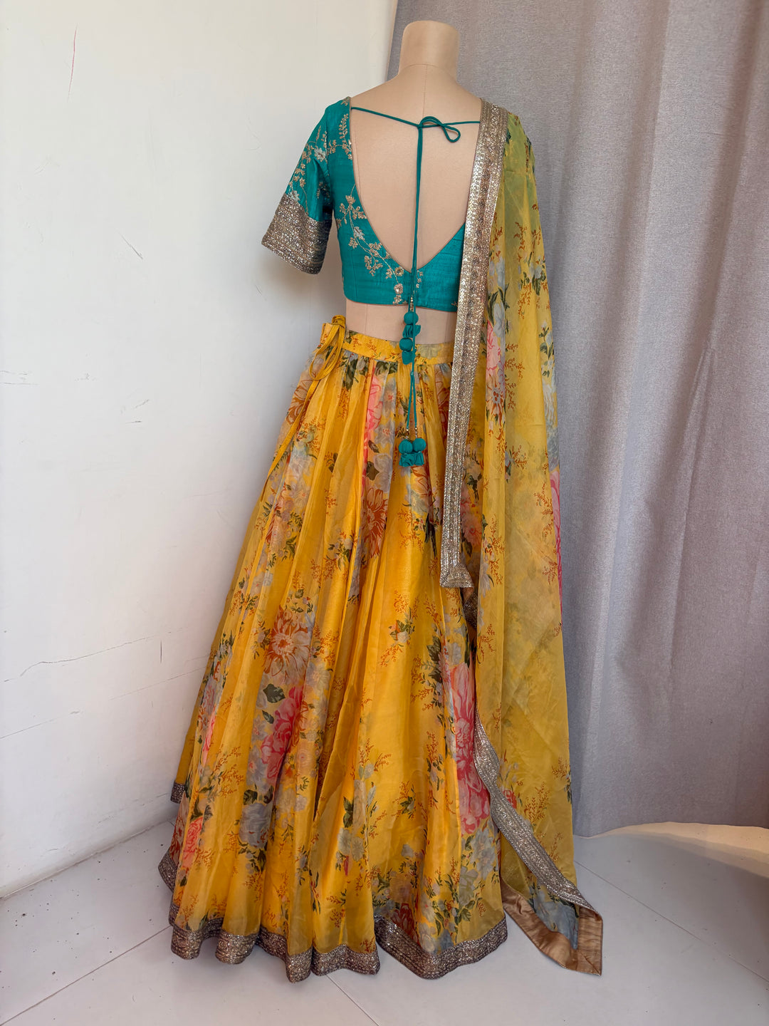 Sabyasachi Floral Printed Lehenga Set