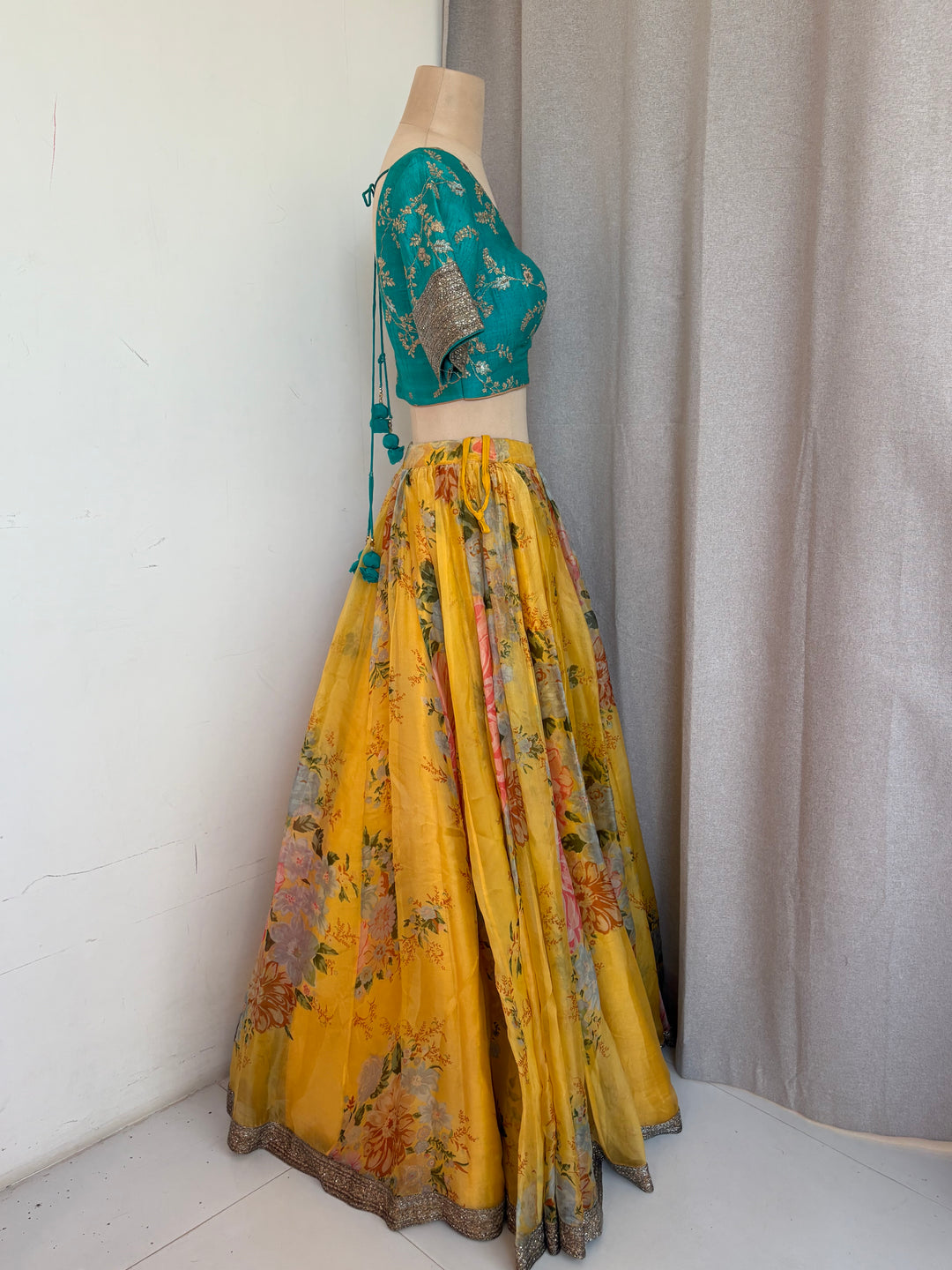 Sabyasachi Floral Printed Lehenga Set