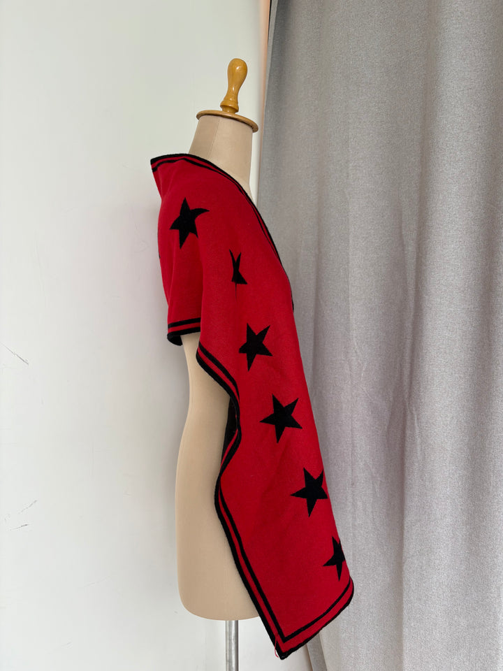 Givenchy Star Wool Reversible  Stole