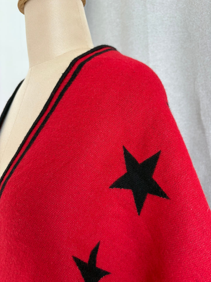 Givenchy Star Wool Reversible  Stole