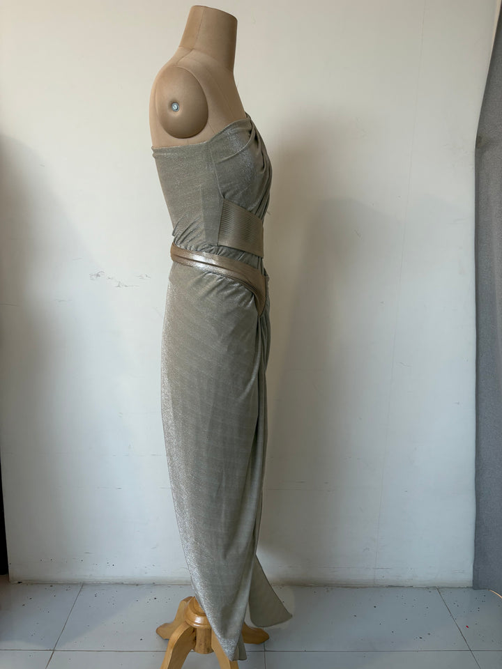Amit Aggarwal Metallic Draped Gown