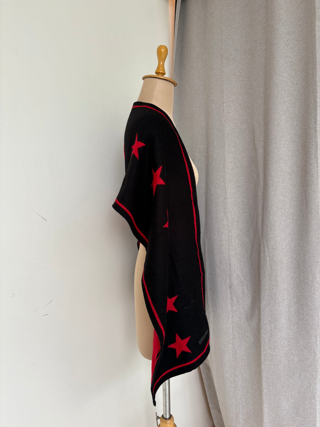 Givenchy Star Wool Reversible  Stole
