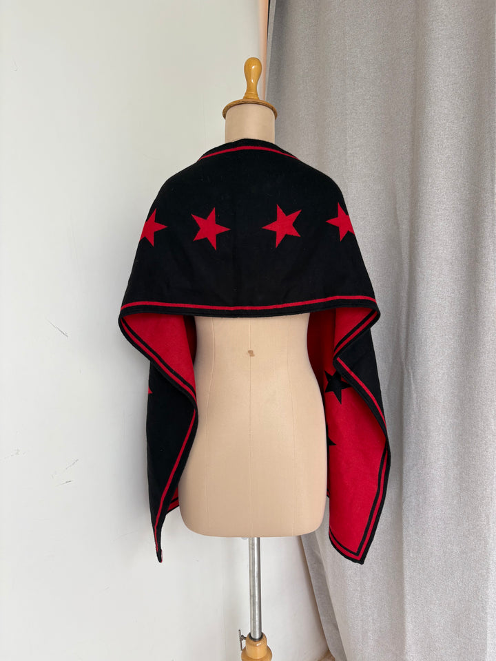 Givenchy Star Wool Reversible  Stole