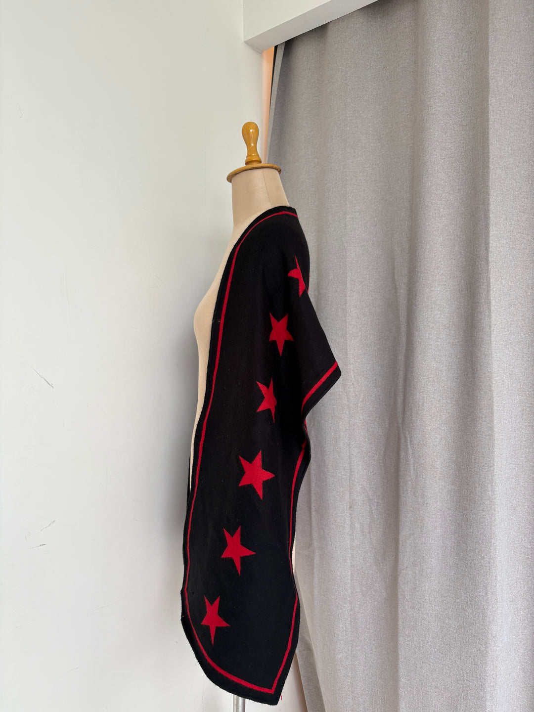 Givenchy Star Wool Reversible  Stole