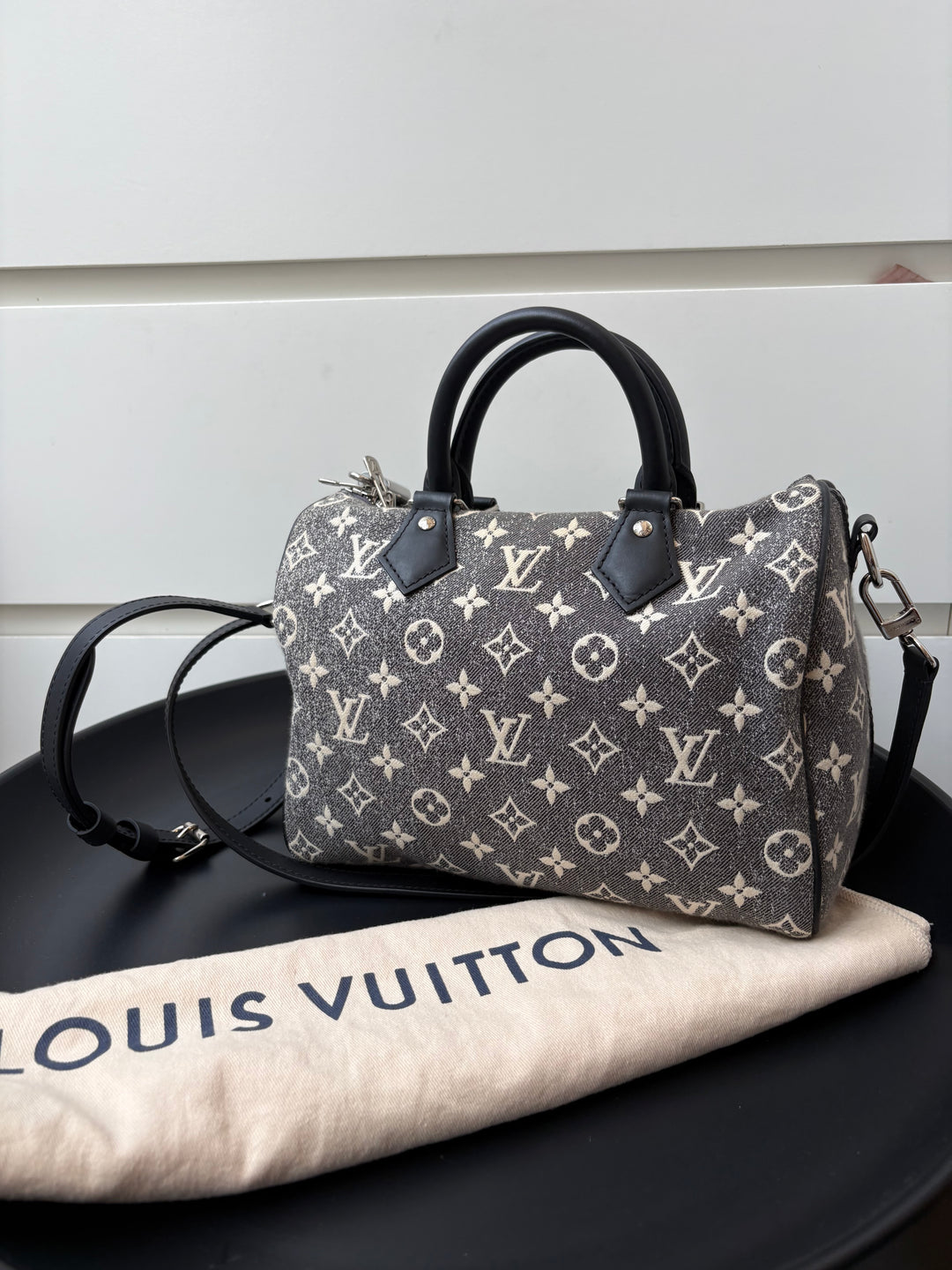 Louis Vuitton Monogram Jacquard Denim Speedy Bandoulière 25 bag