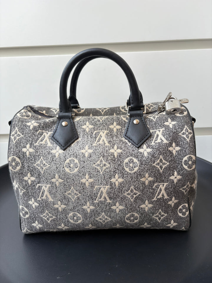 Louis Vuitton Monogram Jacquard Denim Speedy Bandoulière 25 bag