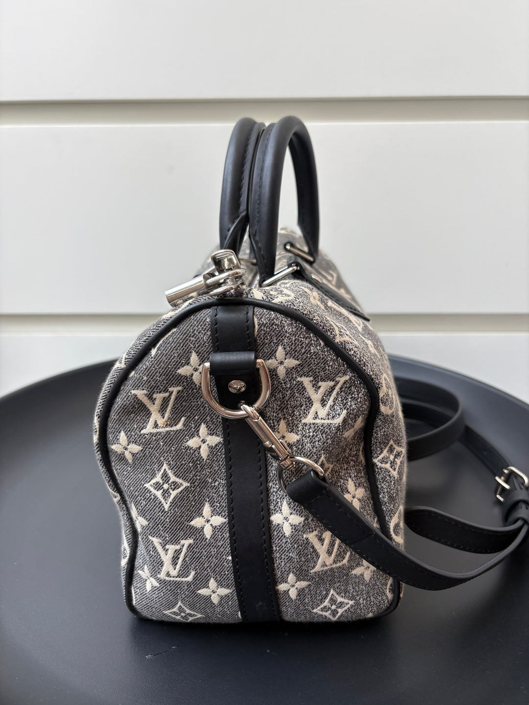 Louis Vuitton Monogram Jacquard Denim Speedy Bandoulière 25 bag