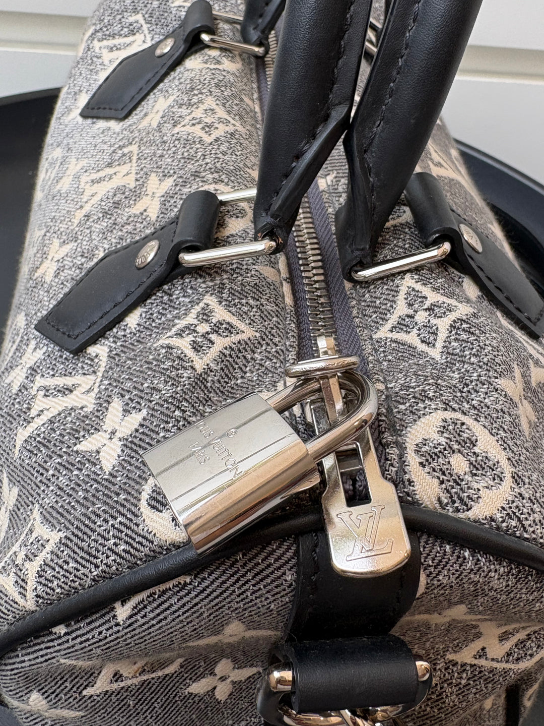 Louis Vuitton Monogram Jacquard Denim Speedy Bandoulière 25 bag