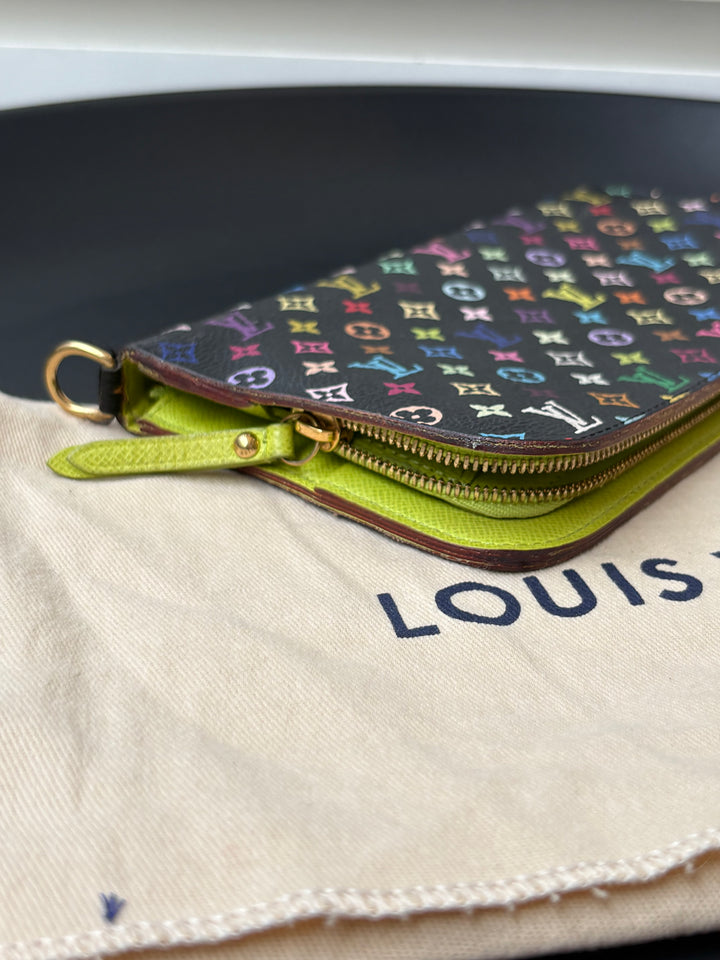 Louis Vuitton Monogram Multicolor Insolite Wallet Black Grenade