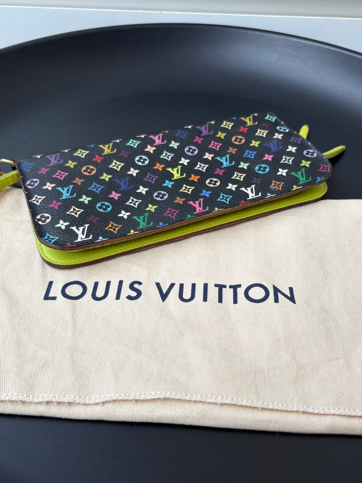Louis Vuitton Monogram Multicolor Insolite Wallet Black Grenade