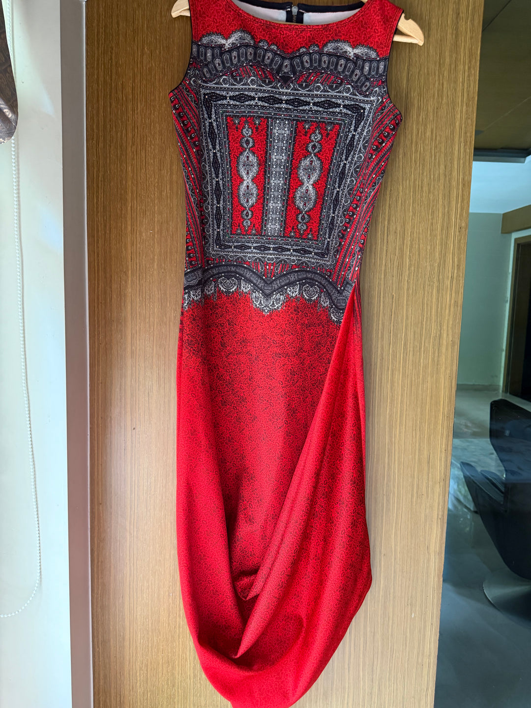 Tarun Tahiliani Printed Scuba Dress