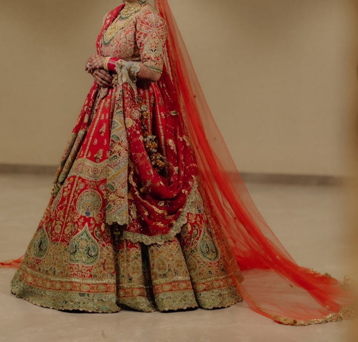 Rimple & Harpreet Embellished Bridal Lehenga Set