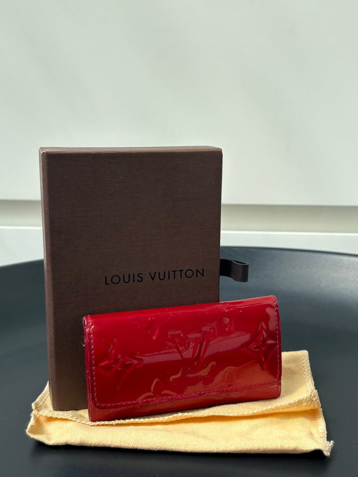 Louis Vuitton Monogram Vernis Multiclés 4 Ring Key Holder