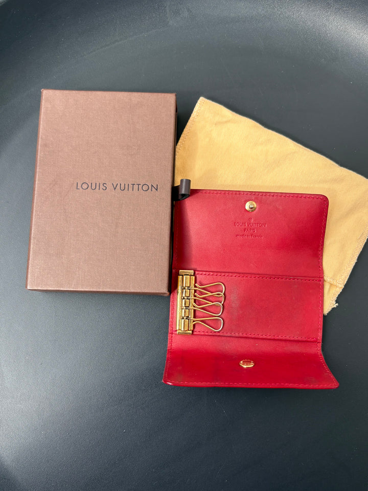 Louis Vuitton Monogram Vernis Multiclés 4 Ring Key Holder