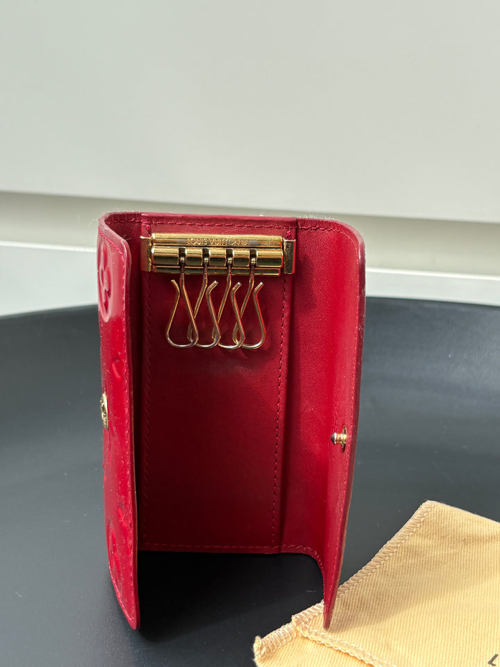 Louis Vuitton Monogram Vernis Multiclés 4 Ring Key Holder