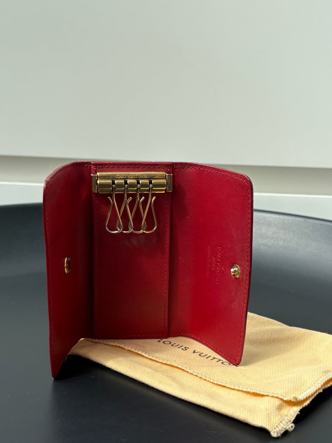 Louis Vuitton Monogram Vernis Multiclés 4 Ring Key Holder