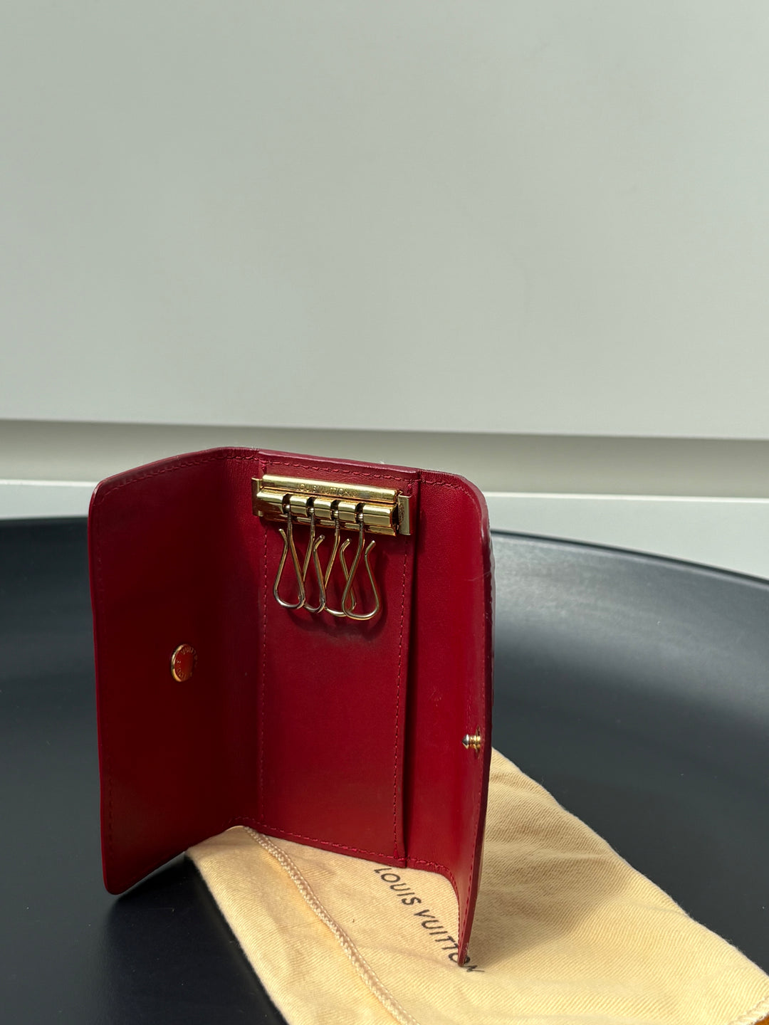 Louis Vuitton Monogram Vernis Multiclés 4 Ring Key Holder