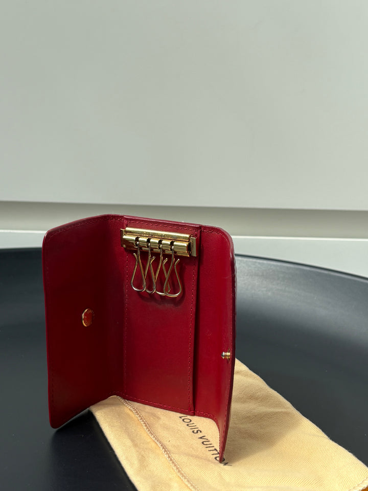 Louis Vuitton Monogram Vernis Multiclés 4 Ring Key Holder