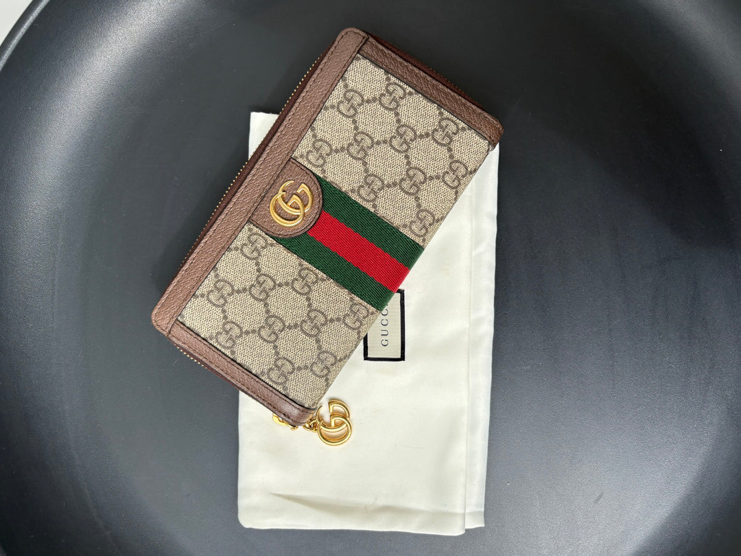 Gucci Ophidia zip around wallet