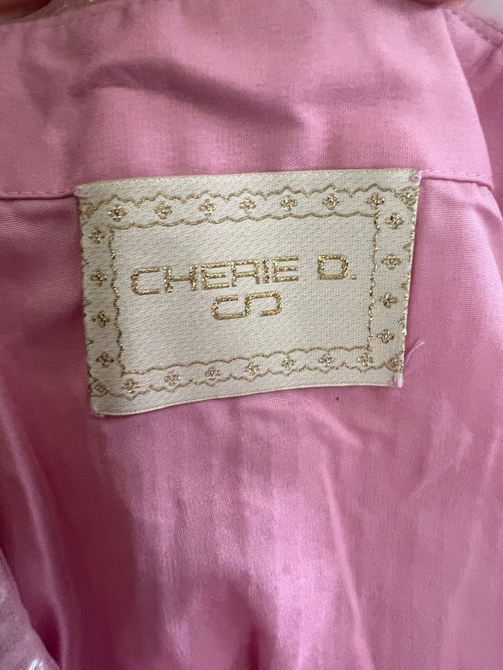 Cherie D Embroidered Shaded Concept Saree Set
