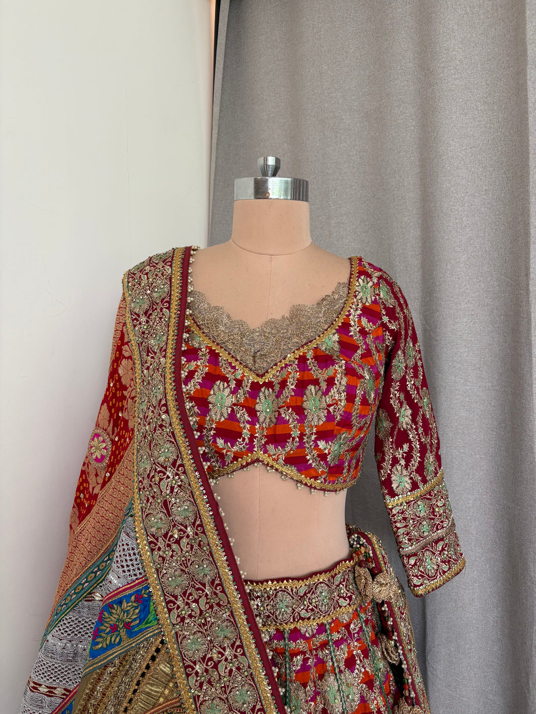Rimple & Harpreet Multicolour Bridal Lehenga Set