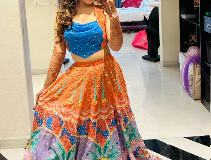 Papa Don't Preach Embellished Lehenga Set