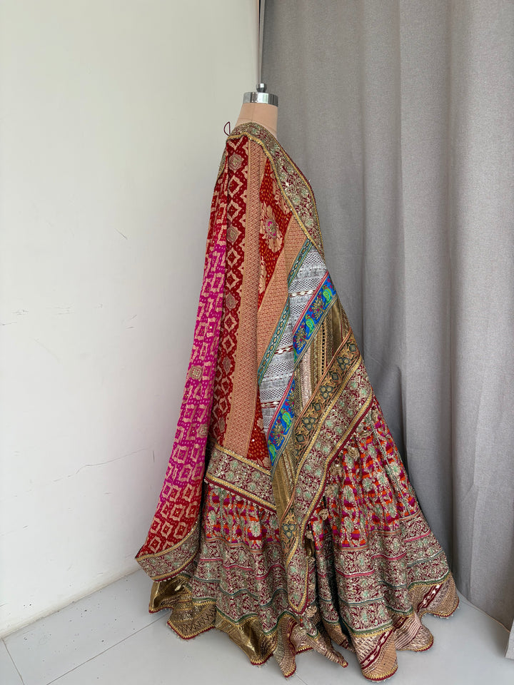 Rimple & Harpreet Multicolour Bridal Lehenga Set
