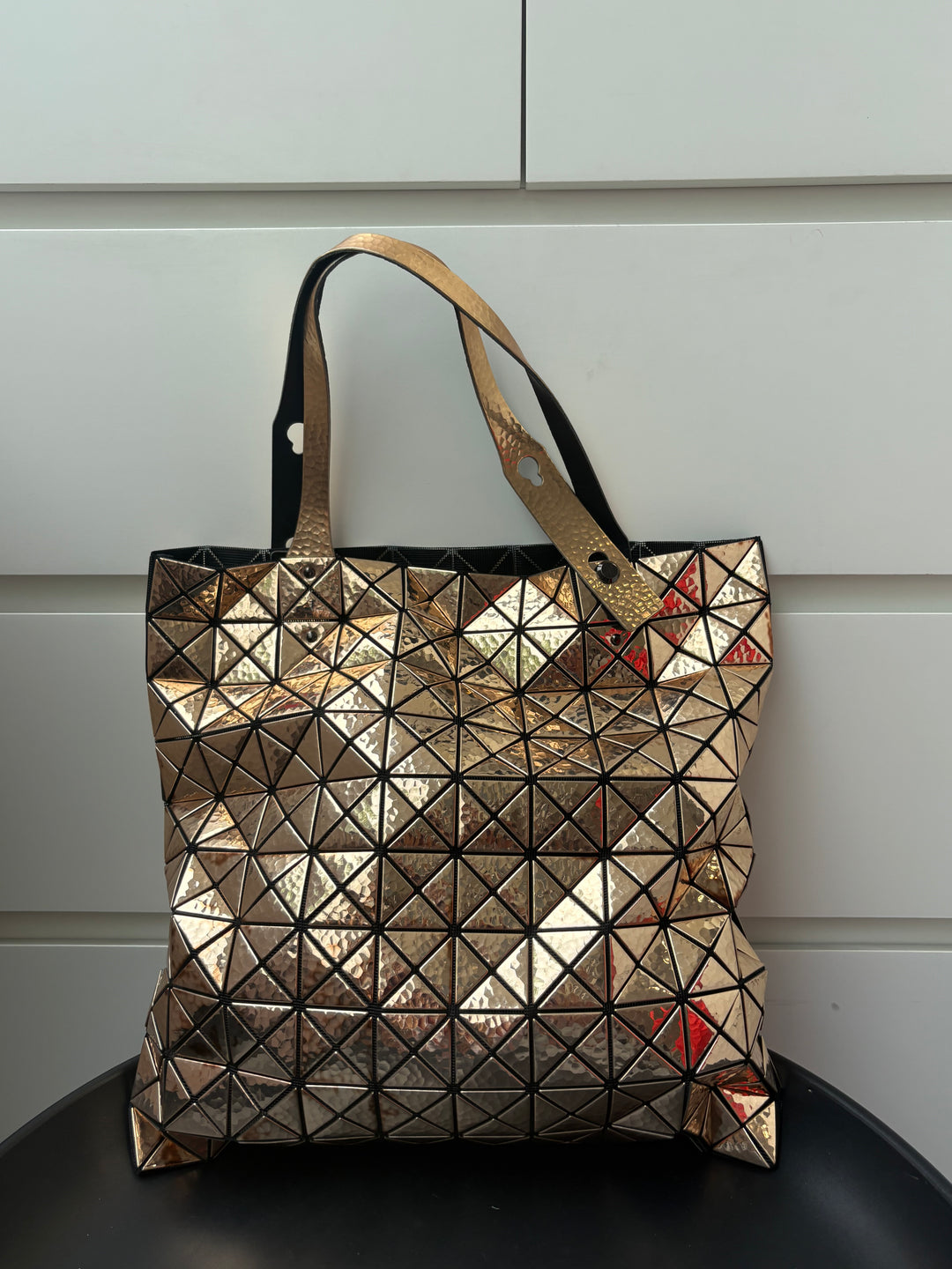 Bao Bao Issey Miyake Prism Metallic Bronze Tote Bag