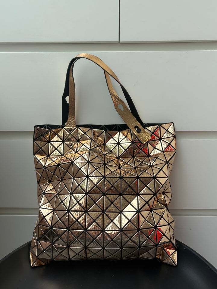 Bao Bao Issey Miyake Prism Metallic Bronze Tote Bag