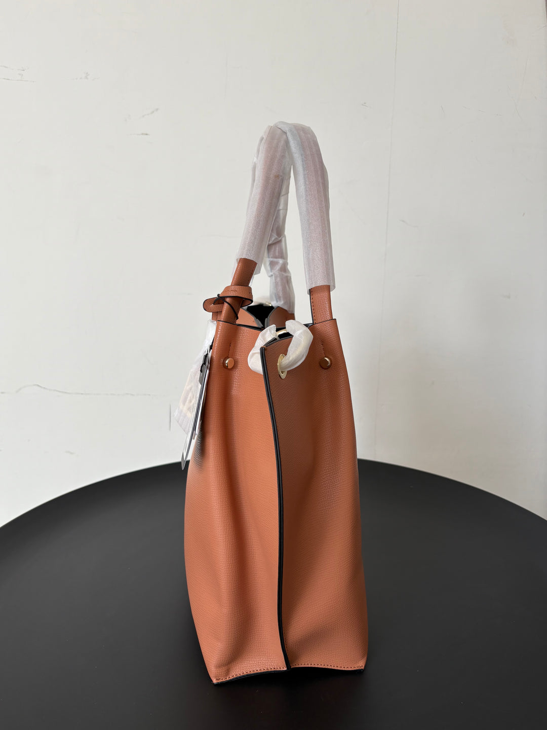 Armani Exchange Logo Embossed Tote Bag