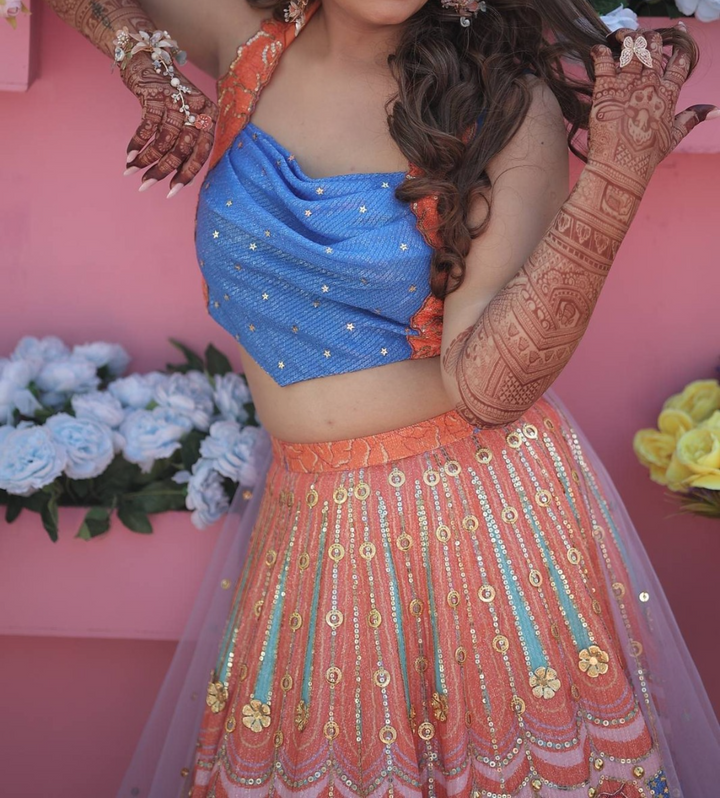 Papa Don't Preach Embellished Lehenga Set