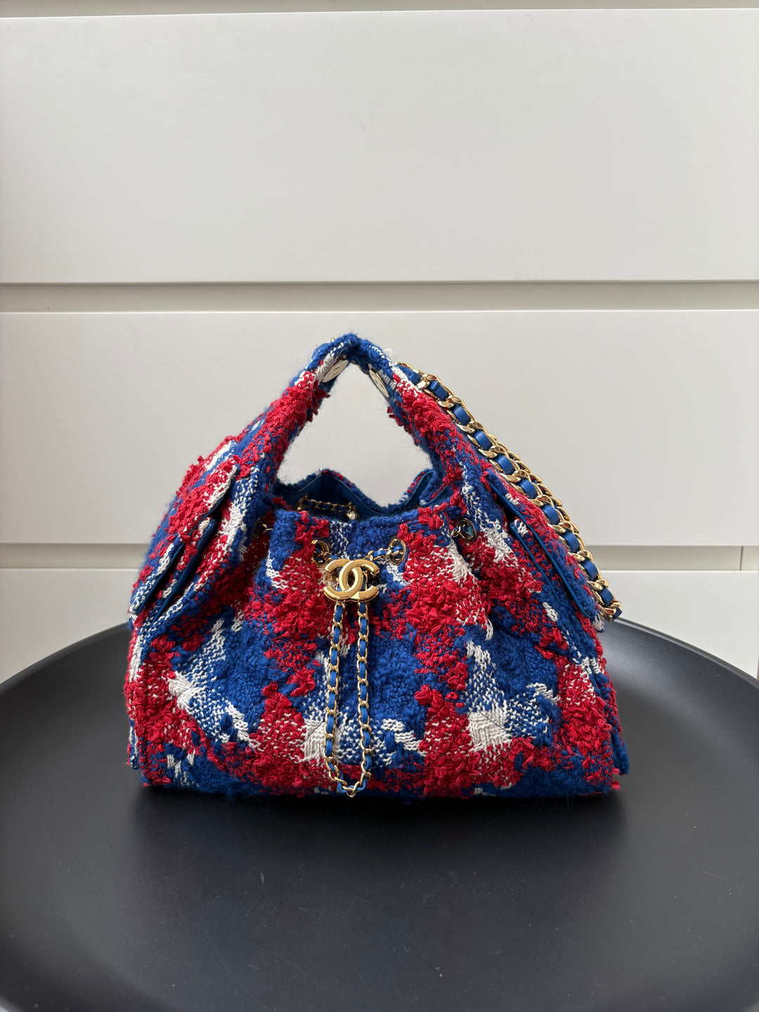 Chanel 25 Tweed Hobo Bag