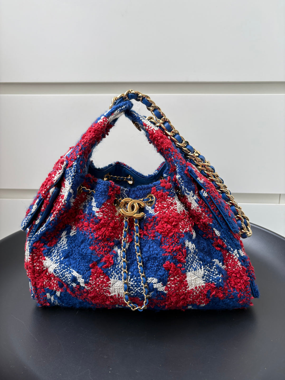 Chanel 25 Tweed Hobo Bag