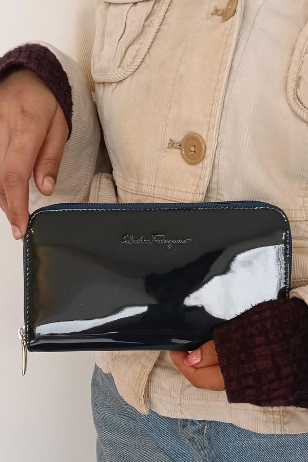 Salvatore Ferragamo Zip-Around Continental Wallet