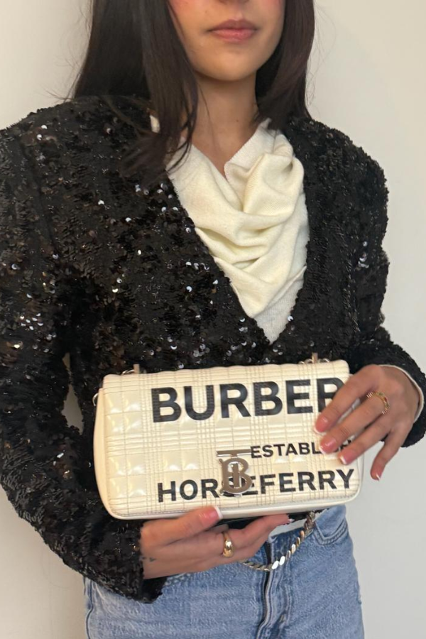 Burberry Lola quilted bag