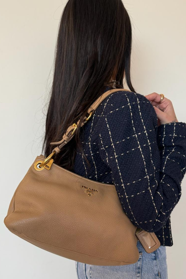 Prada Vitello Daino Shoulder Bag