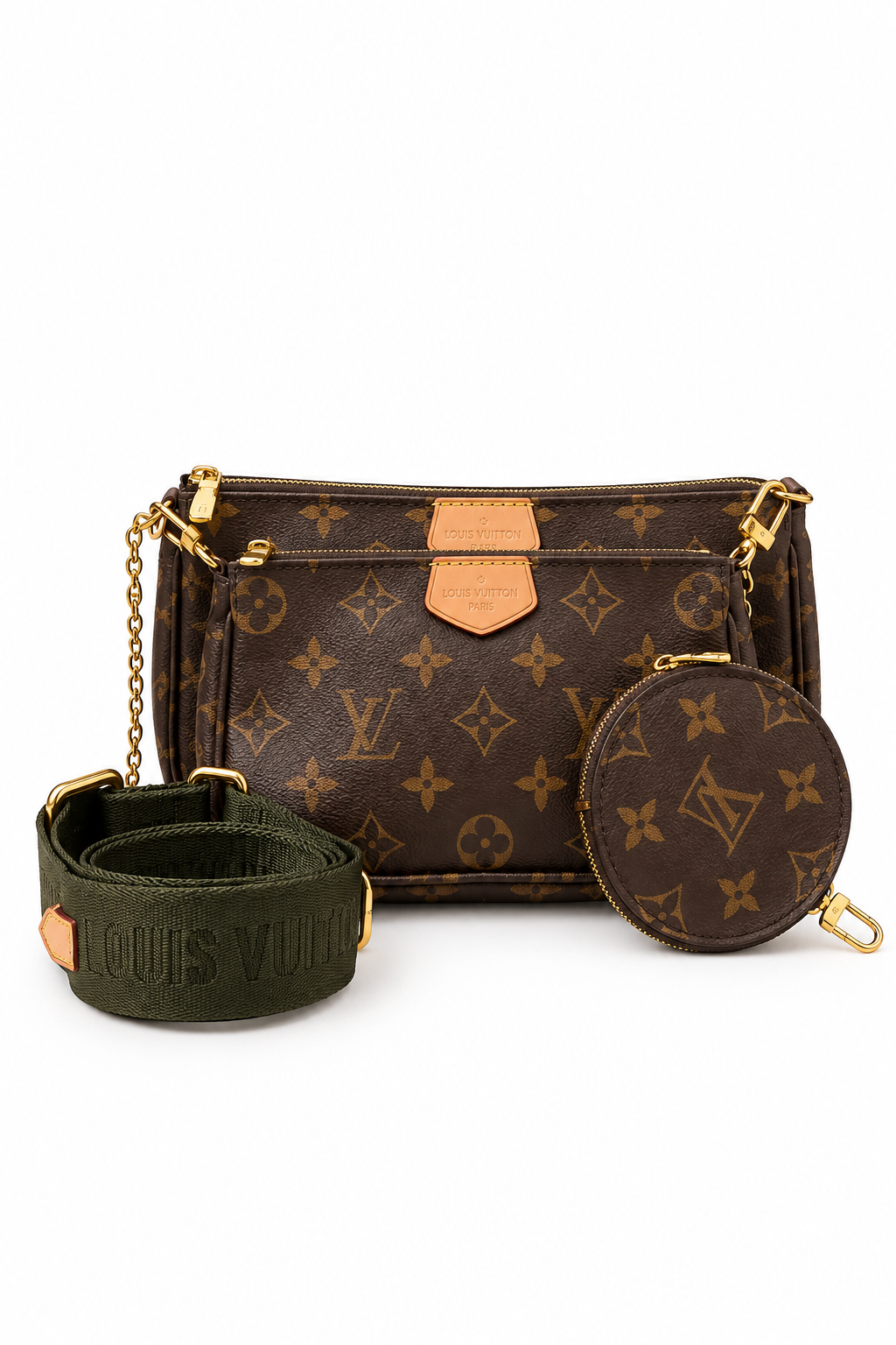 Louis Vuitton Multi Pochette Accessoires Monogram Canvas Crossbody Bag