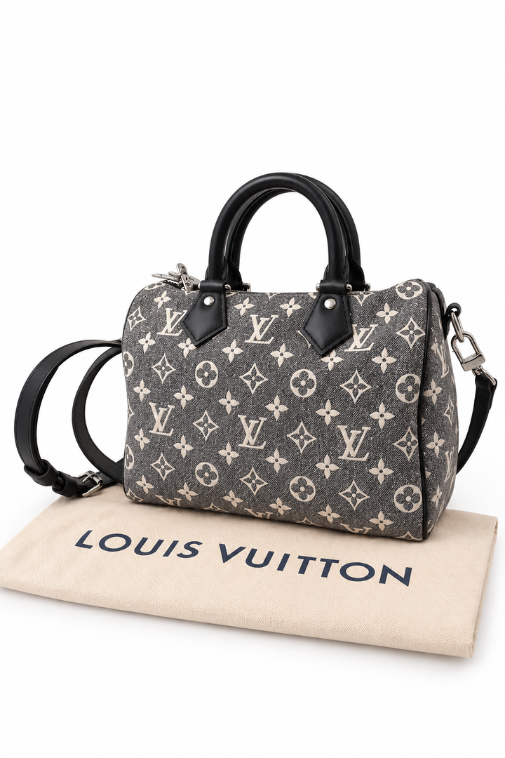 Louis Vuitton Monogram Jacquard Denim Speedy Bandoulière 25 bag