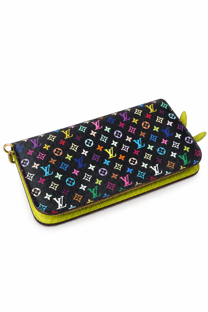 Louis Vuitton Monogram Multicolor Insolite Wallet Black Grenade