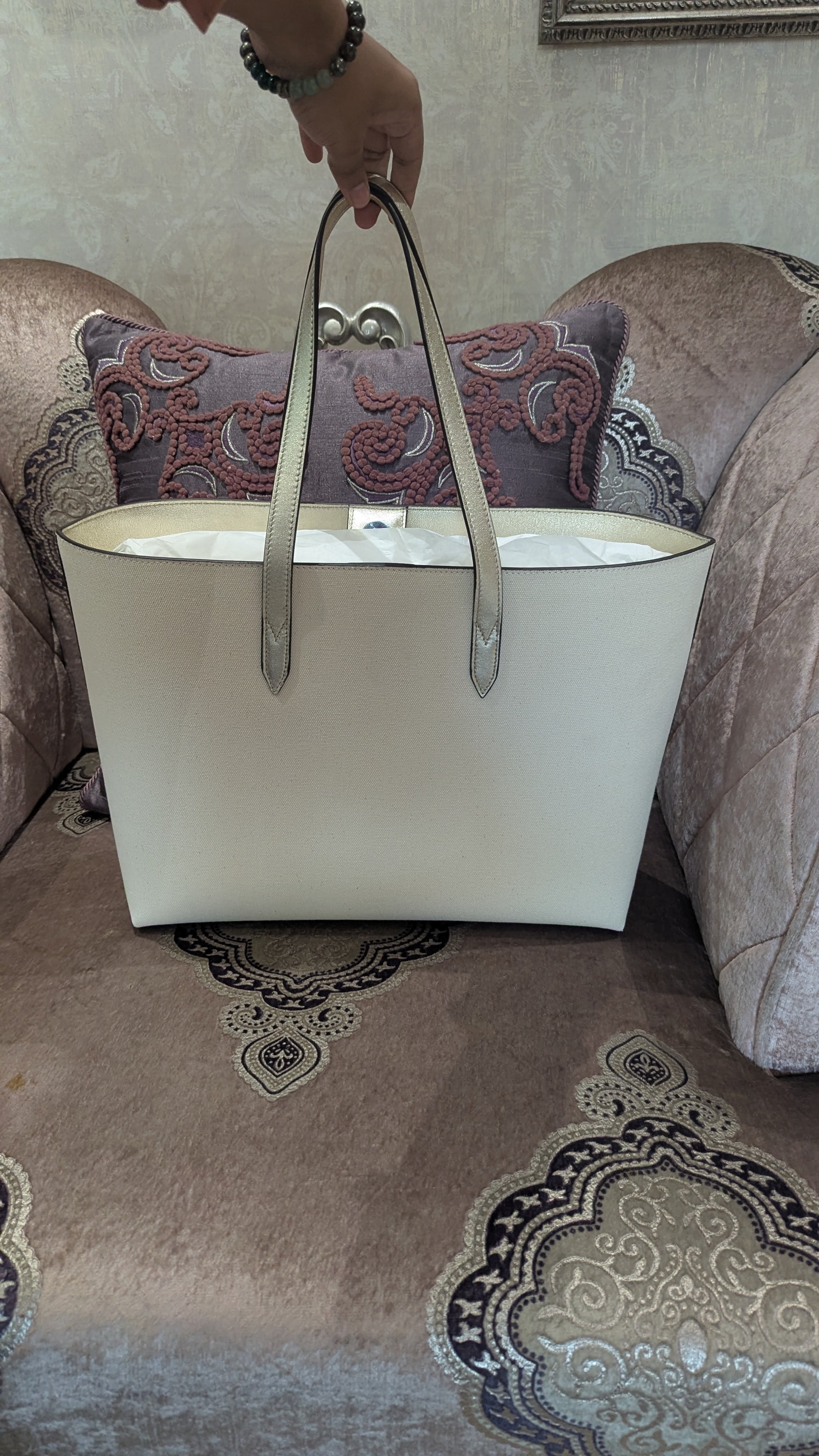 Jimmy Choo Canvas Tote Bag – Kuro
