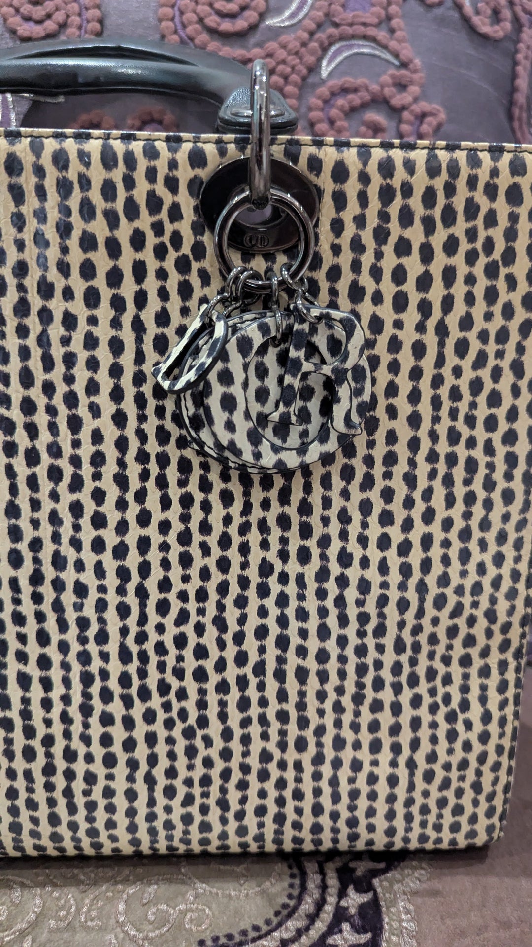 Dior Python Lady Dior Bag