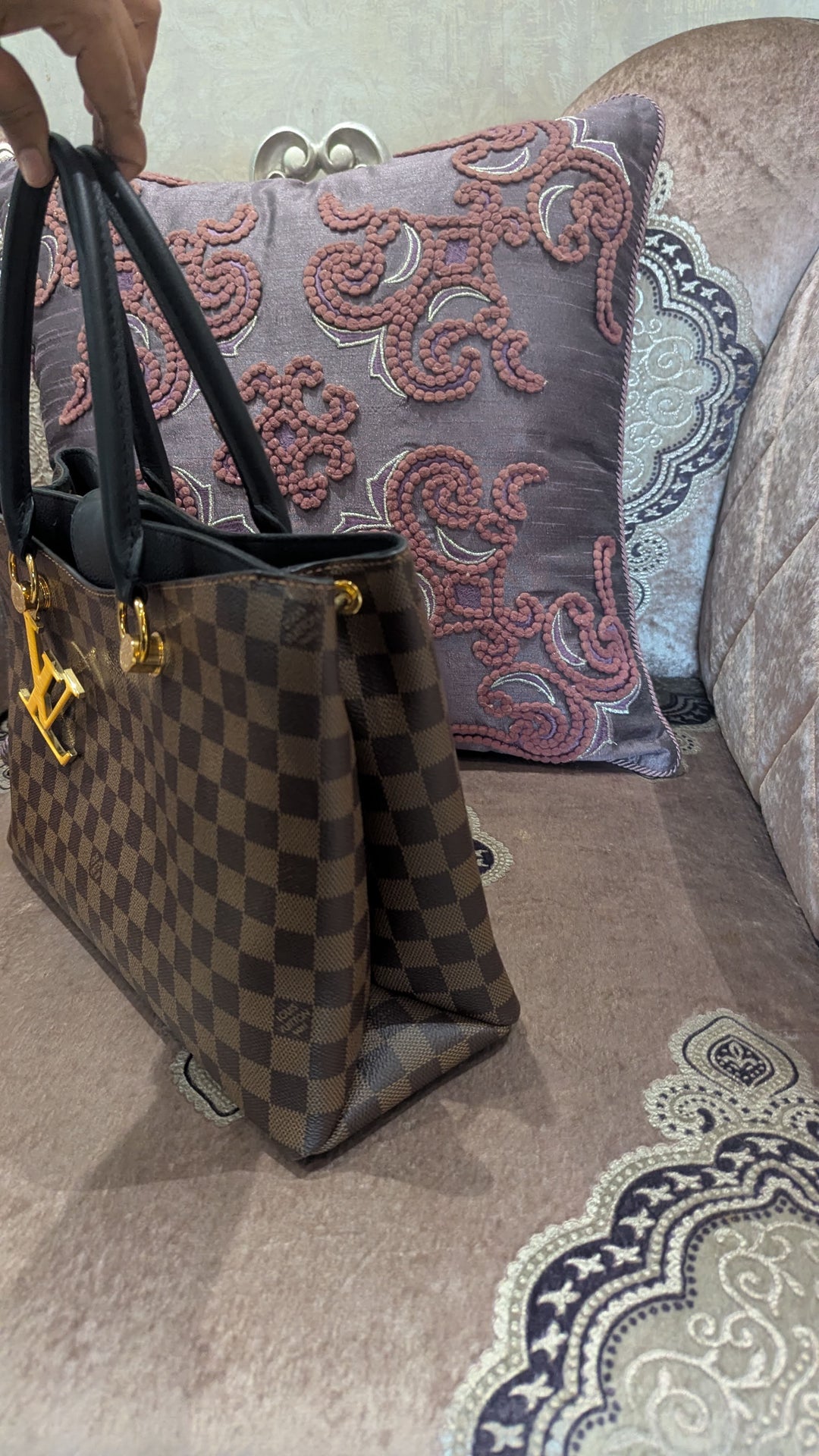 Louis Vuitton Damier Riverside Tote
