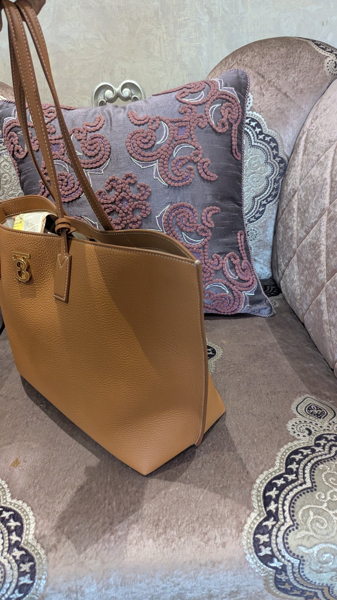 Burberry TB Monogram Tote