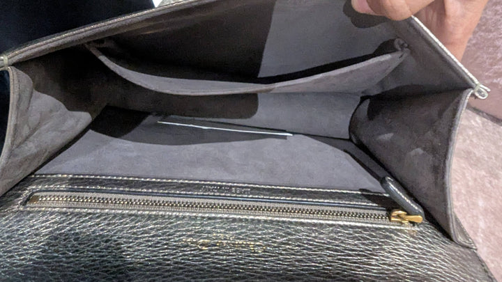 Dior Metallic Leather Diorama Flap Shoulder Bag