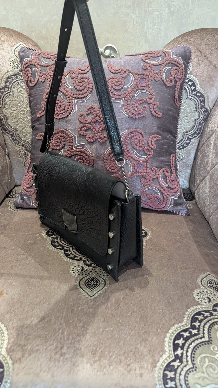 Jimmy Choo Lockett Grainy Leather Shoulder Bag