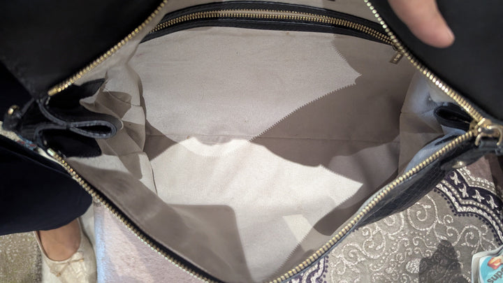 Jimmy Choo Black Leather Chain Shoulder Bag