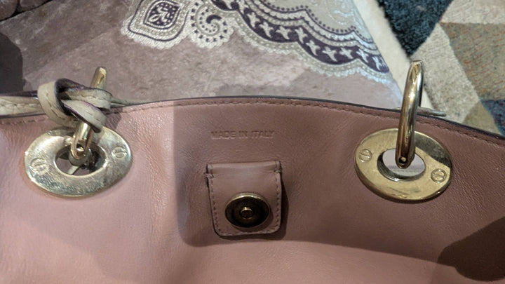 Christian Dior Leather Medium Diorissimo Shopper Tote