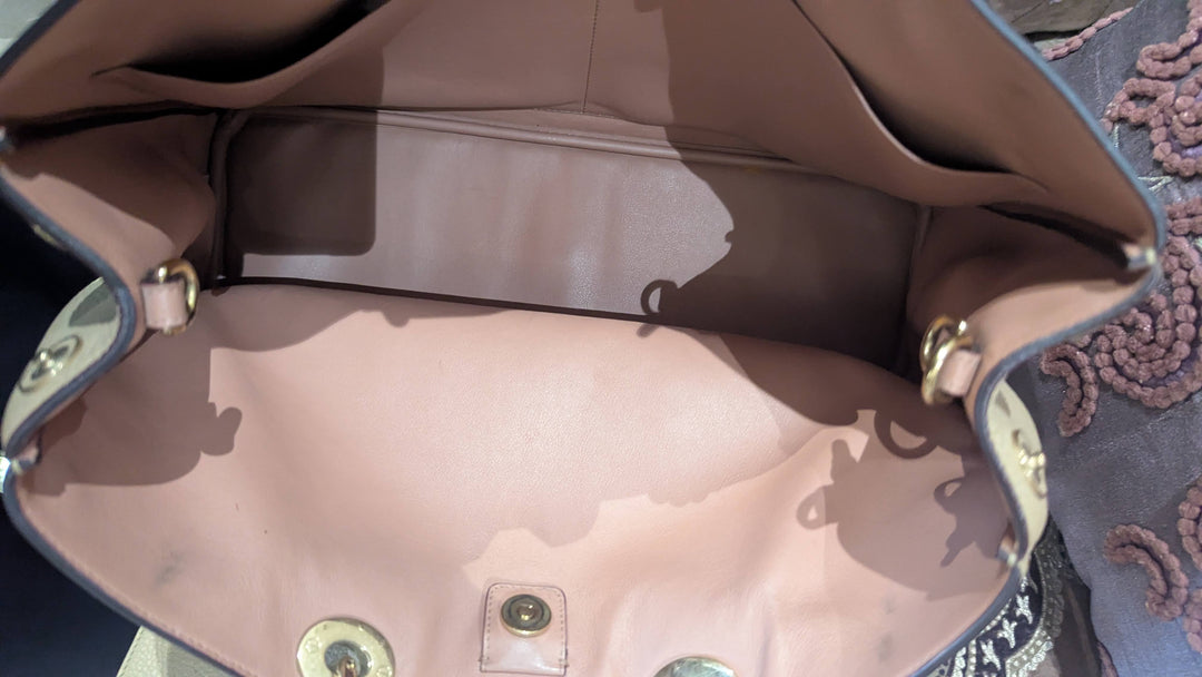 Christian Dior Leather Medium Diorissimo Shopper Tote