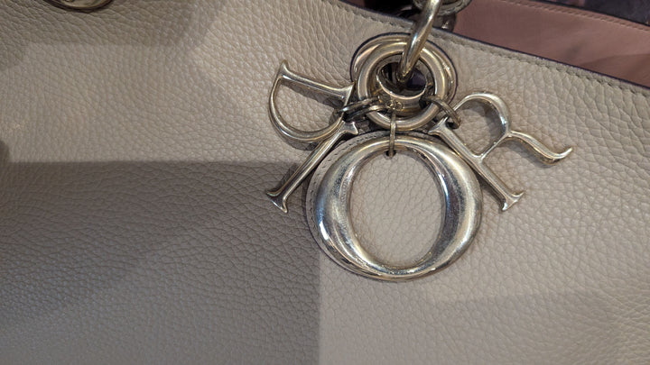 Christian Dior Leather Medium Diorissimo Shopper Tote